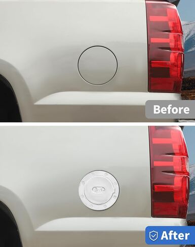 Chrome Fuel Filler Gas Door Cover Fit for 1999-2006 Chevy Silverado Tahoe Suburban Avalanche GMC Sierra Yukon in Kuwait