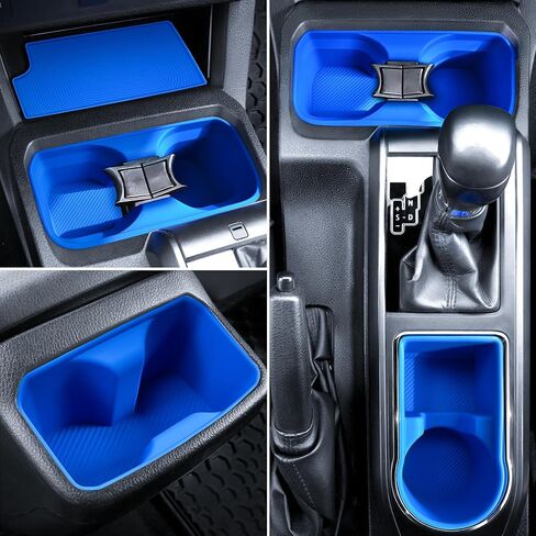 Interior Silicone Liner Insert Custom Fit for Tacoma 2024 2025, Interior Silicone Pads Kits for Tacoma Gen 4th, Silicone Organizer Tray for Tacoma - for Tacoma Double Cab only - Fully Covered in Saudi Arabia