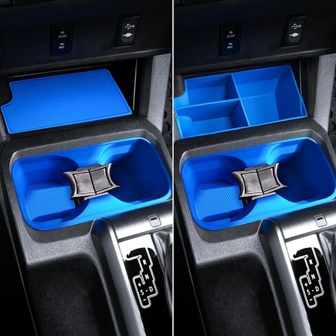 Interior Silicone Liner Insert Custom Fit for Tacoma 2024 2025, Interior Silicone Pads Kits for Tacoma Gen 4th, Silicone Organizer Tray for Tacoma - for Tacoma Double Cab only - Fully Covered in Saudi Arabia