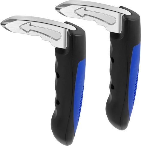 2 Pack Car Handle Assist, Car Door Handle for Elderly, 3 in 1 Multifunction Auto Cane Car Grab Handle, Portable Vehicle Support Handle for Elderly, Handicap, Seniors (Blue) in Saudi Arabia