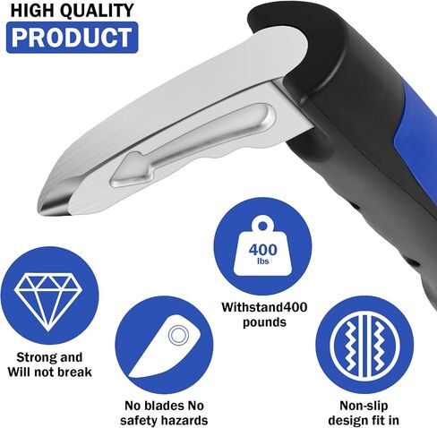 2 Pack Car Handle Assist, Car Door Handle for Elderly, 3 in 1 Multifunction Auto Cane Car Grab Handle, Portable Vehicle Support Handle for Elderly, Handicap, Seniors (Blue) in Saudi Arabia