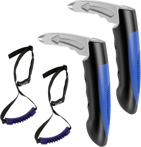 2 Pack Car Handle Assist, Car Door Handle for Elderly, 3 in 1 Multifunction Auto Cane Car Grab Handle, Portable Vehicle Support Handle for Elderly, Handicap, Seniors (Blue) in Saudi Arabia