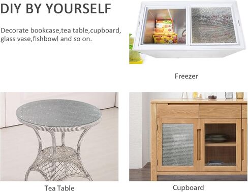 CottonColors Window Privacy Film 35"x78", 3D Rainbow Window Film Decorative Window Film Heat Blocking Static Cling Non-Adhesive Window Clings for Glass Windows in Kuwait