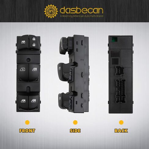 Dasbecan Driver Side Master Power Window Switch Compatible with Nissan Pathfinder/Altima/Frontier/Leaf/Juke 2010-2018 Door Main Control Button Replaces# 25401-3TA5A 25401-1KA0B 25401-3SH1A in Saudi Arabia