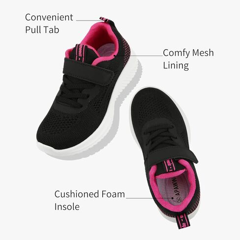 Apawwa Boys Girls Sneakers Lightweight Sneaker for boy Kids Breathable Tennis Shoes for Toddler/Little Kids/Big Kids in Saudi Arabia