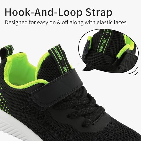 Apawwa Boys Girls Sneakers Lightweight Sneaker for boy Kids Breathable Tennis Shoes for Toddler/Little Kids/Big Kids in Saudi Arabia