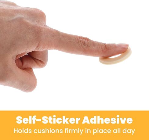 Sibba 90 Pcs Corn Cushions Callus Cushions Foam Padding Protect Sore Spots Adhesive Pads Feet Toes Corn Removers Oval Foam Padding Patch Soft Foot Stickers for Blisters Heel in Saudi Arabia