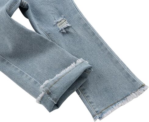 Kid Girls Ultra Soft Flare Jeans Toddler Little Girls Casual Skinny Stretch Denim Bootcut Pants in Kuwait