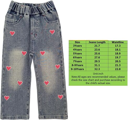 Peacolate 2-12Years Little Big Girls Spring Autumn Embroidered Jeans Pants for Kid in Saudi Arabia