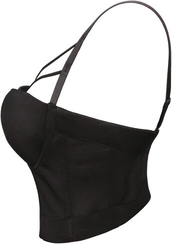 bslingerie Women Plain Push Up Crop Top Bra Bustier Corset in Saudi Arabia