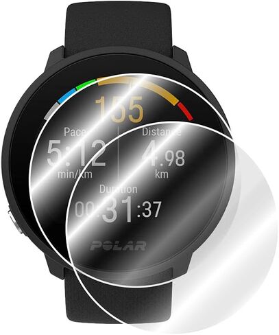 IPG for Polar Ignite 3 Series Fitness Tracking Smartwatch Hydrogel Screen Protector (2 Units) Invisible HD Clear Film Anti Scratch Guard-Smooth/Self-Healing/Bubble for Ignite 3 in Saudi Arabia