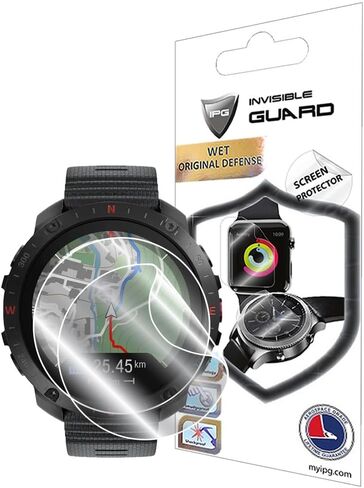 IPG for Polar Ignite 3 Series Fitness Tracking Smartwatch Hydrogel Screen Protector (2 Units) Invisible HD Clear Film Anti Scratch Guard-Smooth/Self-Healing/Bubble for Ignite 3 in Saudi Arabia