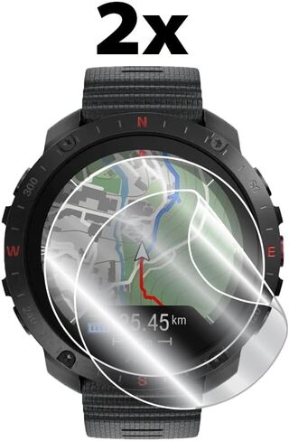 IPG for Polar Ignite 3 Series Fitness Tracking Smartwatch Hydrogel Screen Protector (2 Units) Invisible HD Clear Film Anti Scratch Guard-Smooth/Self-Healing/Bubble for Ignite 3 in Saudi Arabia