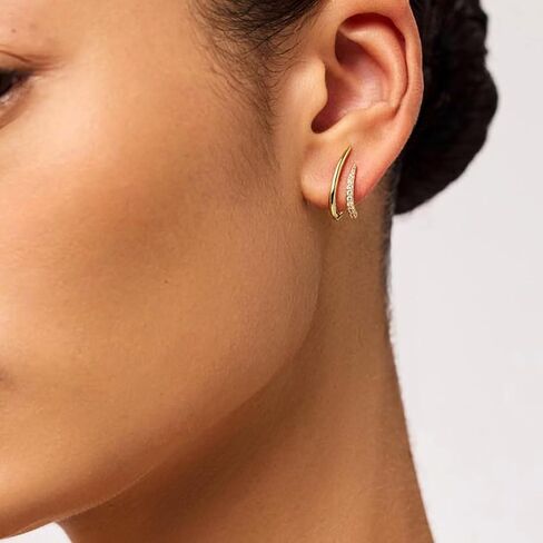 Gold Earrings for Women Trendy 14K Gold Plated Stud Earrings Dainty Minimalist Simple Hypoallergenic Earrings Jewelry Gift for Her in Saudi Arabia