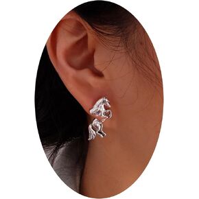 Frog Earrings for Women Mothers Day Gifts Vintage Frogs Shaped Stud Earrings Funny Cute 3D Animal Earrings Jewelry Gifts