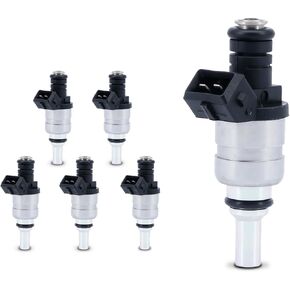 1427240 Fuel Injector Set of 6 Compatible with BMW 320i 323i 325i 328i 525i 528i X3 Z3 Z4 2.5L 2.8L 1998-2005
