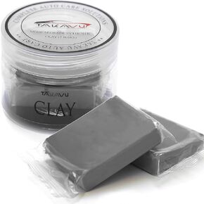 Car Clay Bars Auto Detailing 2 Pack 100g by TAKAVU, Premium Medium Grade Material, Auto Detailing Magic Clay Bar Cleaner for Cleaning Cars, RV, Boats and Bus (Red)