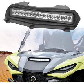 A & UTV Pro LED Hood Scoop Light for Yamaha Wolverine Rmax 1000 RMAX2/ RMAX4 2021 2022 2023 2024 2025 ، إكسسوارات الضوء الإضاءة في المقدمة الإضافية ، 1PC ، 1PC.