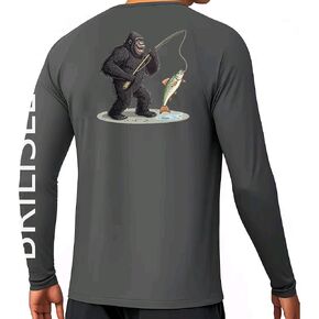 Fishing Shirts for Men Long Sleeve with UPF 50+ Sun Protection, Tagless Collar, and 4-Way Stretch Fabric