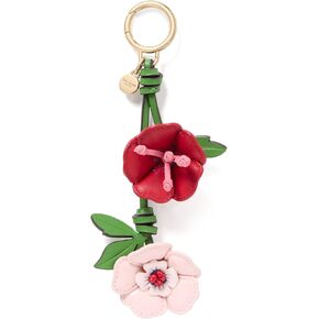 Kate Spade New York in the Garden Patent Leather Key Fob ، Pastry Pink Multi
