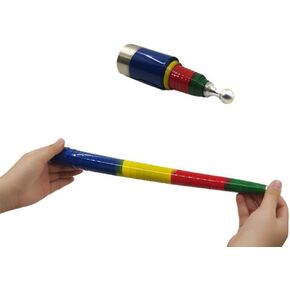 Metal Vanishing Cane Magic Wand for Professional Magician Stage Close-up Magic Tricks Stage Accessories Props Funny (Multi-Color)