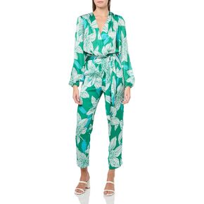 Ramy Brook Womens Valery Lily Printed Long Sleeve Jumpsuit