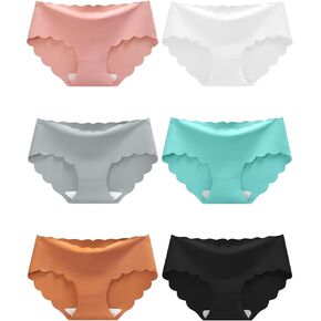 Adorel Teen Girls Semelivess Intelder No Show Panties Packs of 6