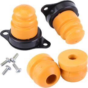 4pcs jounce jounce romper kit متوافقة مع Ford Mustang V6 2005-2014 التعليق الأمامي والخلفي Stops Stops Stops leates M-5570-A