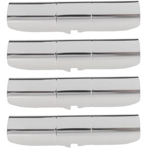 eMagTech 4Pcs Internal Curtain Pole Joiner Stainless Steel Roman Rod Curtain Rod Connector Compatible with Hallis Hudson 25-28mm 110x25x0.5mm