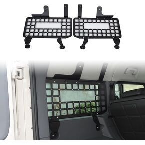 Rear Window Side Cargo Racks Compatible with INEOS Grenadier 2020-2024, Modular Storage Panel System Left & Right Rear Window Cargo Rack Trunk Shelf Interior Luggage Storage