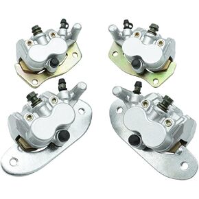 M MATI Front Rear Left Right Brake Calipers All Four for Yamaha Side by Side Rhino 700 YXR700 2008-2013 5B4-2580T-01-00 5B4-2580U-01-00 5B4-2580V-00-00 5B4-2580W-00-00