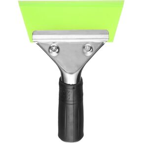HARFINGTON Squeegee 5 Inch Length Auto Water Blade Shower Squeegee with Non-Slip Handle for Cars Windshield Windows Cleaner Glass Doors, Green