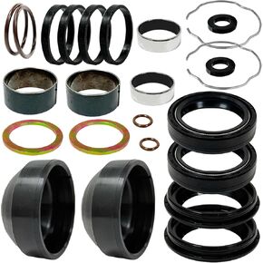 41mm Front Fork Leg Rebuild Kit Fit for 1994-2013 Road King Softail Fat Boy Electra Glide Road Glide Night Train Rocker Blackline OEM# 0403-0022 Fork Seal Repair Kit