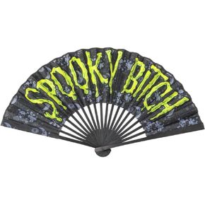 kreepsville 666 Spooky Bitch Gothic Folding Hand Fan