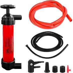 Siphon Fluid Transfer Pump, Multi-Use Liquid Transfer Siphon Hand Pump Fluid Extractor Pump, Siphon Fuel Transfer Pump Kit for Gasoline Gas Oil and Liquids, Car Accessories