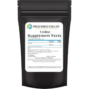 موصوفة للحياة يوريدين ، مسحوق مونوفوسفات يوريدين النقي ، ملحق nootropic للذاكرة ، الوضوح ، والتركيز ، لا حشو ، لا إضافات ، نباتي ، غير الكائنات المعدلة وراثيا (0.5 أوقية / 14g)