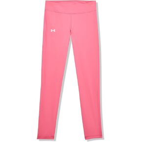 تحت Armor Girls Motion Motion Solid Crop Leggings ، (672) Super Pink / / White ، Small
