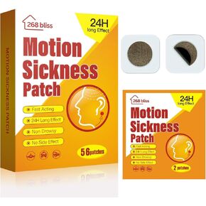 Motion Sickness Patches for Cruise,Car,Bus,Ships,Airplane,Park Rides - Non-Drowsy - Travel Essentials for Adults and Kids (28 Count (Pack of 1))