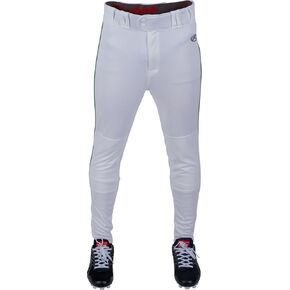 Rawlings Boys 'Series Series Baseball Pants | مدبب الركض FIT | أحجام الشباب | الأنابيب | ألوان متعددة