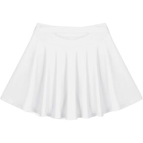 Hotfiary Girls Skorts التنس تنانير مطوية شورتات رياضية تدفق الجيب تبريد عالي الخصر جولف هتاف الجري in Saudi Arabia