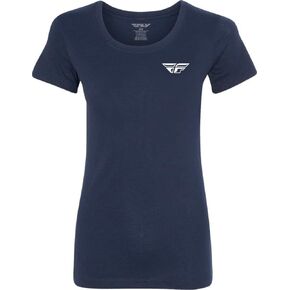 Fly Racing 356-0088M نساء Fly Women Tee Navy MD
