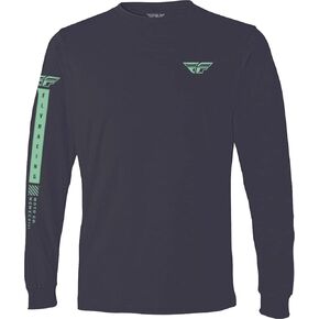 Fly Racing 352-4162S Fly Tribe Long Sleeve Tee Navy/Green Sm