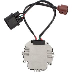 Radiator Cooling Fan Control Module Fit for Audi A3 TT Quattro, for VW for Volkswagen Beetle Eos Golf R32 Passat CC Jetta Rabbit Tiguan Replace# 1TD959455, 1K0959455N, 1K095945, 1K0959455FJ