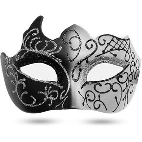 Masquerade Mask for Men Vintage Venetian Mask Halloween Mask for Party Prom Ball Costume Mask