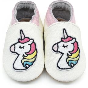 Owlowla Baby Soft Sole Leather Crib Shoes Infant Toddler Pre-Walker Shoes Boy Girl …