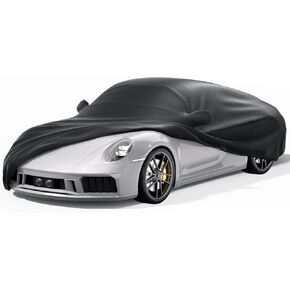 JOYTUTUS Indoor Car Cover Compatible with 1999-2025 Porsche 911 & 718 (Not for High Wing), Soft Stretch Satin Material, Dust Protection