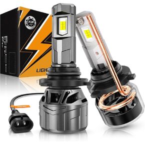 Auxbeam 2025 F18 Series H1 Lights ، 22000lm H1LL PowerSport Light للاستخدام على الطرق الوعرة أو ضباب Light-2 Pack