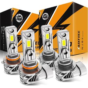 Auxbeam 9005 9006 Fog Light Combo, 40000LM 600% Brighter Wireless HB3 HB4 Light for Off-Road Use or Fog Light, Plug and Play