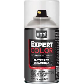 خبير U-POL خبير CLOTCOAT CLEAR ، طلاء رذاذ CLEAR CLEAR ، الصف المهني ، سهلة الاستخدام ، واضحة