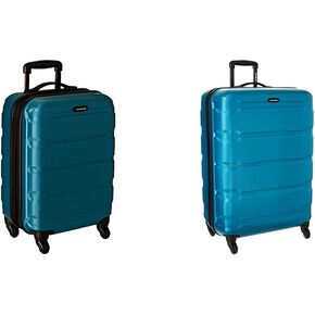 Samsonite Omni PC Hardside Spinner Set (20"/28"), Caribbean Blue